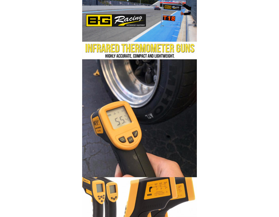 Tyre and Brake Temperatures are Critical - Perfect tools for the job!