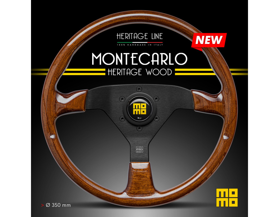 MOMO Montecarlo Heritage Wooden Steering Wheel