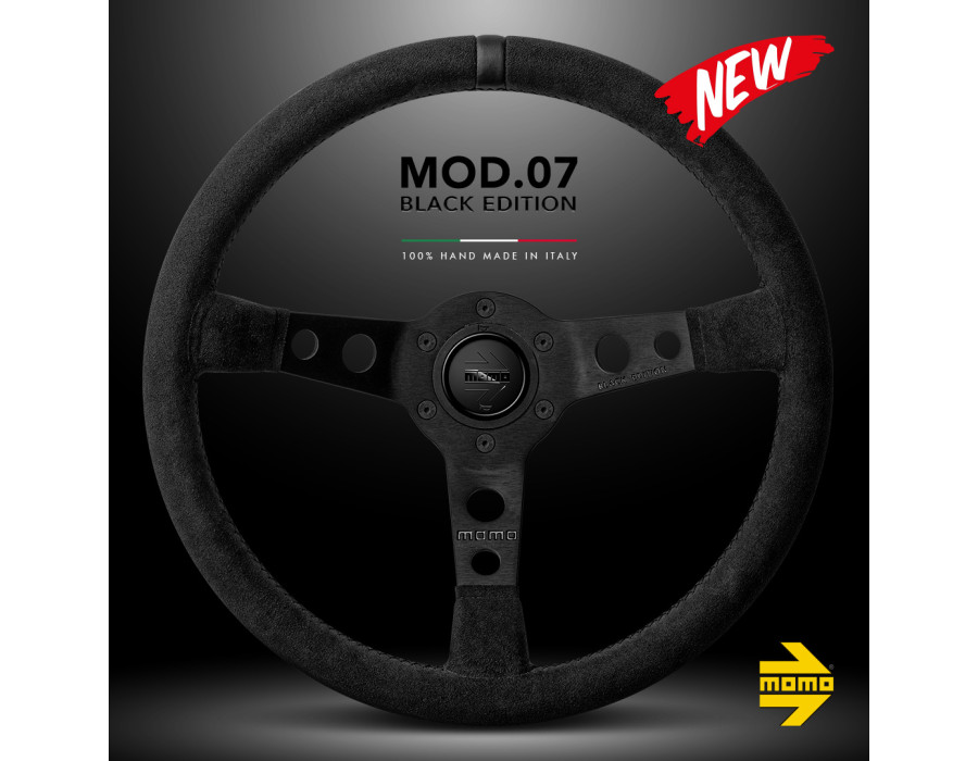 MOMO Mod.07 Black Edition 350mm Steering Wheel