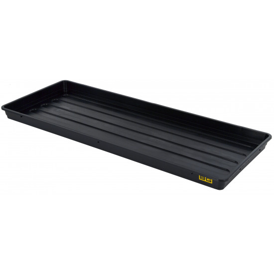 Spill-Stop Bar Drain Tray, Black, Large