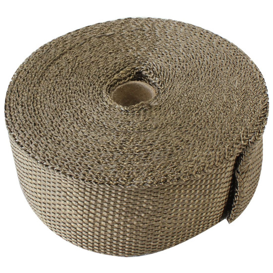 B-G - Titanium Exhaust Heat Insulation Wrap – 2 Inch Width (50.8mm)