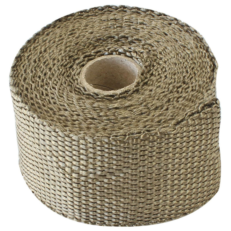 Exhaust Pipe Insulation Thermal Wrap 2 Inches x 50 Feet (Beige / Black –  EzAuto Wrap