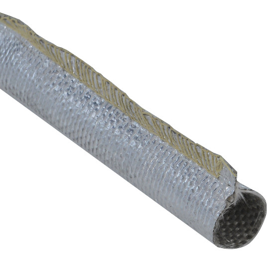 B-G - Aluminium and Fibreglass Heat Shield Sleeve (Sewn)