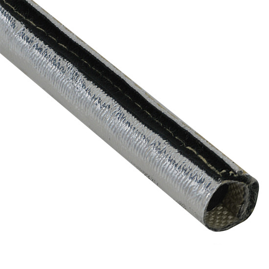 B-G - Aluminium and Fibreglass Heat Shield Sleeve (Hook and Loop)