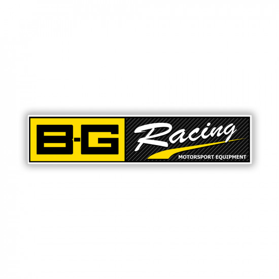 B-G Racing Sticker 30cm x 6.21cm