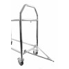 B-G Racing - Low Level Wheel and Tyre Trolley - Stainless Steel