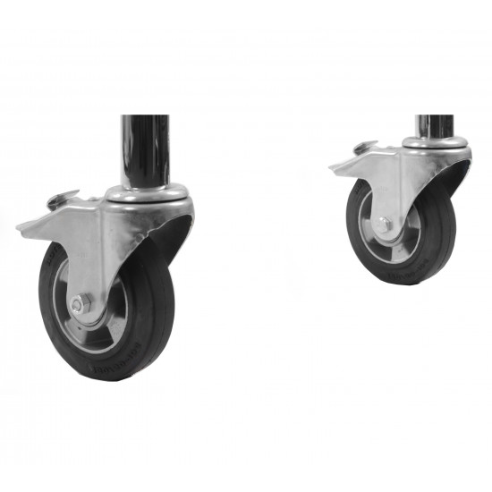 B-G Racing - Wheel and Tyre Trolley Aluminium Wheel Set With Carriers