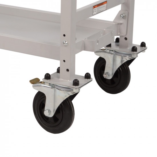 B-G Racing - Wheel and Tyre Trolley Swivel Wheel Set With Carriers