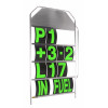 B-G Racing - Large Green Pit Board Number Set