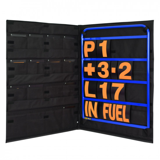 B-G Racing - Standard Blue Aluminium Pit Board Kit