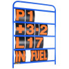 B-G Racing - Standard Blue Aluminium Pit Board Kit