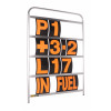 B-G Racing - Standard Orange Pit Board Number Set