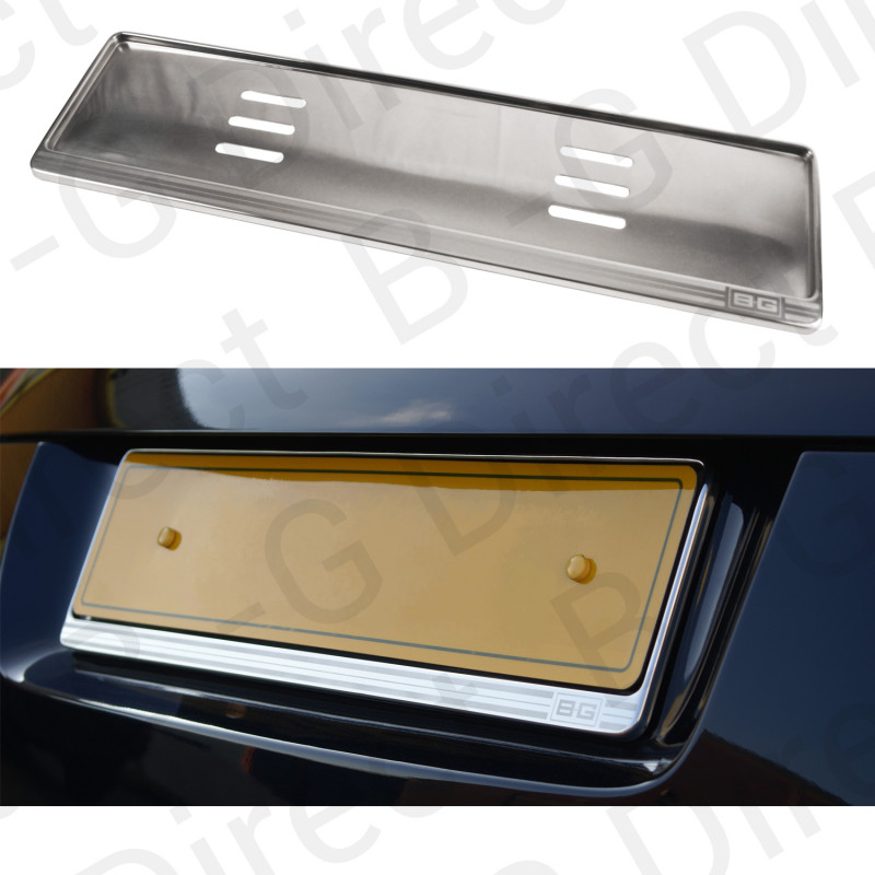 Stainless steel Number plate surround