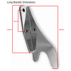 B-G Stainless Steel Quick Lift Brackets to suit Cobra Kit Car - Set of 4