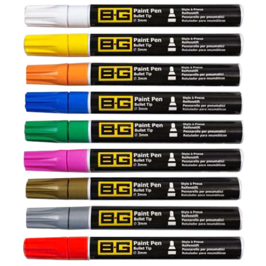 B-G - Paint Marker Pen - Bullet Tip 3mm Diameter