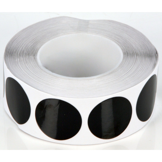 B-G - Aluminium Self-Adhesive Black Tape Discs – 45mm Diameter