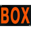 B-G Racing - Standard Pit Board - BOX Symbol