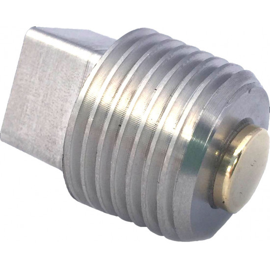 Gold Plug - IP-04X - 1/2" NPT x 1/2" NPT Magnetic Sump Plug