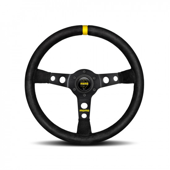 MOMO MOD.07 Steering Wheel - Black Suede