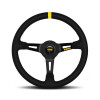 MOMO MOD.08 Steering Wheel - Suede, Black Spoke