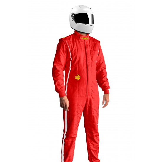 MOMO Pro-Lite Race Suit - Red and White - PROMO
