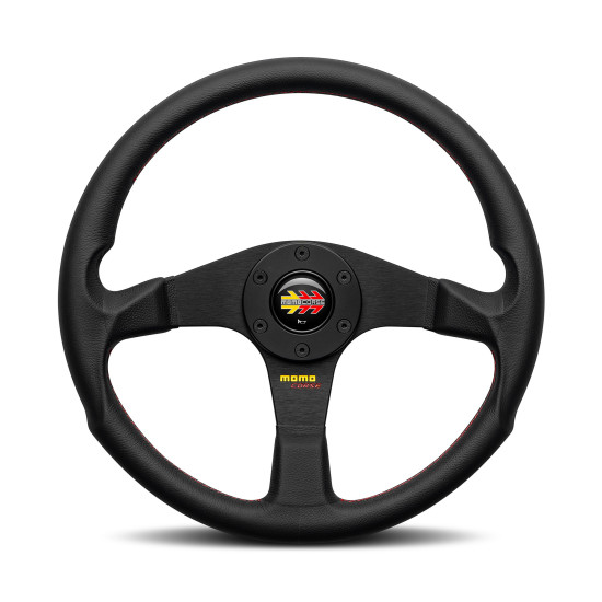 MOMO Corse 2.0 Steering Wheel - Black Leather