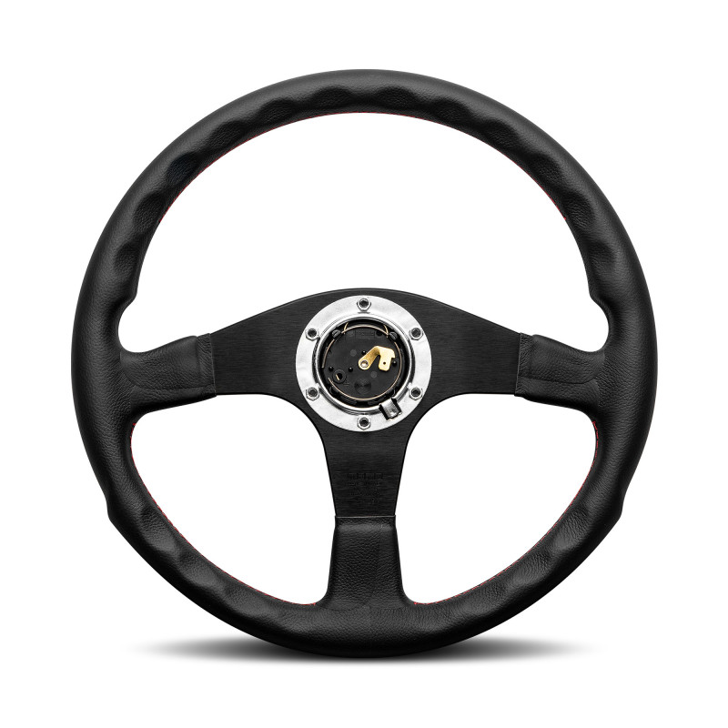MOMO Corse 2.0 Steering Wheel - Black Leather