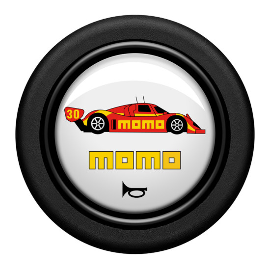 MOMO Standard Horn Button 1 Contact - Passion 1993 White - Proud Fitment