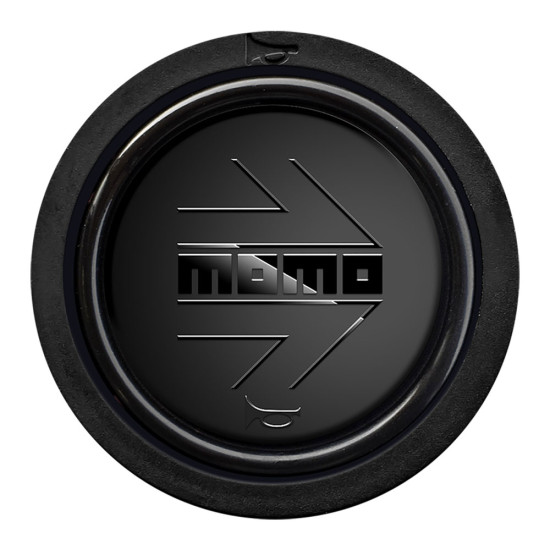 MOMO Horn Button 2 Contact - Arrow Matt Black Edition
