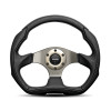 MOMO Eagle Steering Wheel - Black Leather