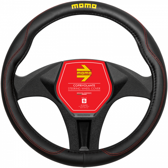 MOMO Universal Car Steering Wheel Cover - Comfort - Red