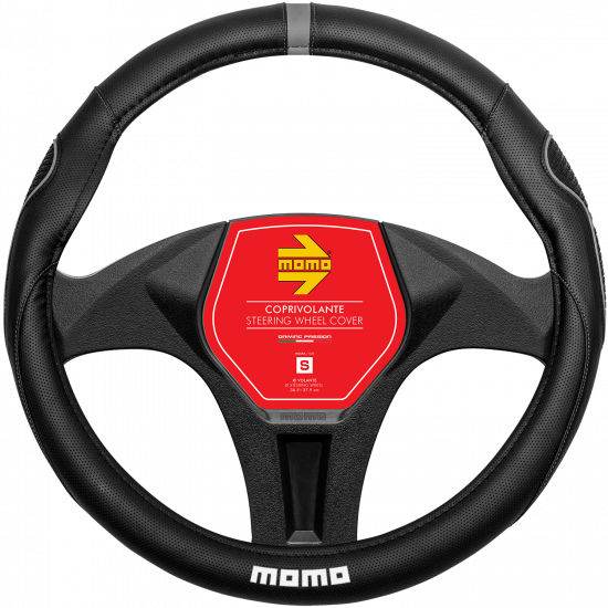 MOMO Universal Car Steering Wheel Cover - Supergrip - Grey