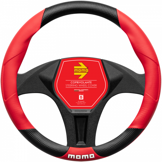MOMO Universal Car Steering Wheel Cover - Tuning - Red