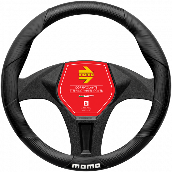 MOMO Universal Car Steering Wheel Cover - Tuning - Black