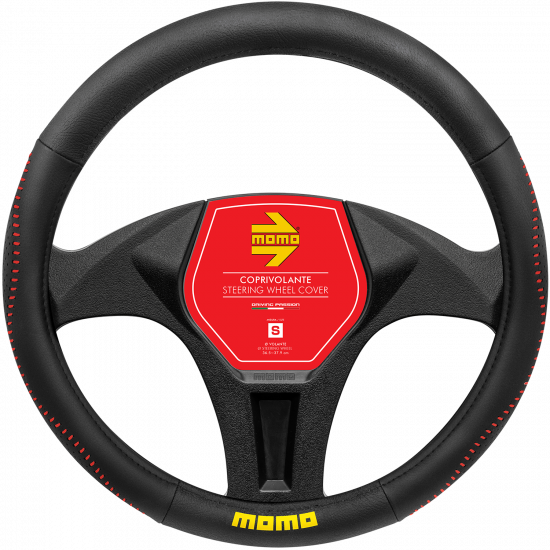 MOMO Universal Car Steering Wheel Cover - Street - Red