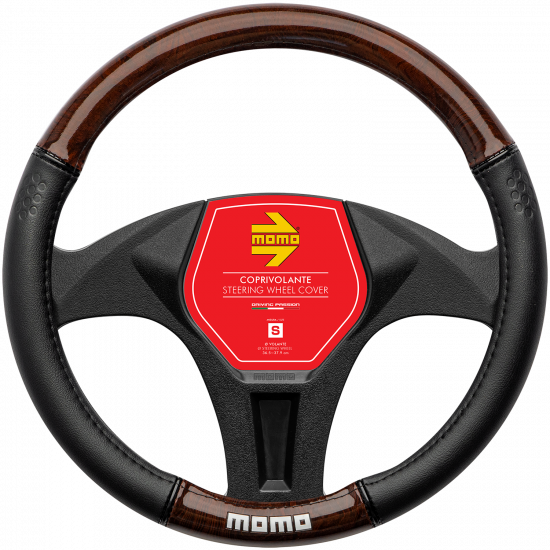 MOMO Universal Car Steering Wheel Cover - Luxury - Wood