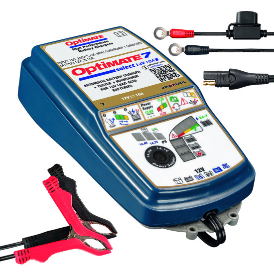 Optimate 7 Select 12V Battery Charger/Optimiser - OPT7-SEL - TM252 V3